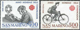 141185 MNH SAN MARINO 1983 AÑO MUNDIAL DE LAS COMUNICACIONES - Usati