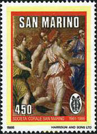 141223 MNH SAN MARINO 1986 25 ANIVERSARIO DE LA SOCIEDAD CORAL DE SAN MARINO - Gebraucht