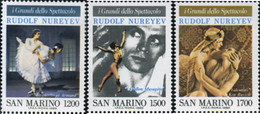 141323 MNH SAN MARINO 1989 LOS GRANDES DEL ESPECTACULO. HOMENAJE A RUDOLF NUREYEV - Used Stamps