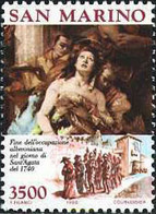 141344 MNH SAN MARINO 1990 250 ANIVERSARIO DE LA LIBERACION DE LA OCUPACION MILITAR PONTIFICIA - Gebraucht