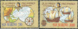 141420 MNH SAN MARINO 1991 500 ANIVERSARIO DEL DESCUBRIMIENTO DE AMERICA - Used Stamps