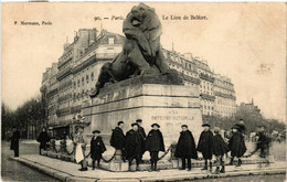 CPA PARIS (14e) Le Lion De BELFORT (563256) - Statues