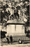 CPA PARIS (4e) Square Des Vosges. Statue De Louis XIII (560086) - Statues