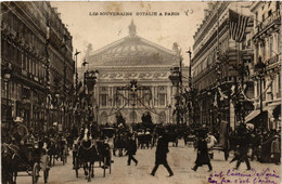 CPA PARIS (9e) Les Souverains D'Italie A Paris. L'Opera (563933) - Empfänge