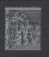 GUADELOUPE  SCOTT NO 14  USED  YEAR  1891 - Used Stamps