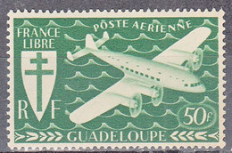 GUADELOUPE  SCOTT NO C1  MINT HINGED  YEAR  1945 - Posta Aerea