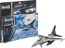 Revell - SET LOCKHEED MARTIN F-16 MLU 100th Anniversary + Peintures + Colle Maquette Kit Plastique 63905 Neuf NBO 1/72 - Avions