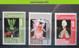 MR0531 CARNAVAL CARNIVAL COSTUMES CACTUS HAT NEDERLANDSE ANTILLEN 1977 PF/MNH # - Carnavales