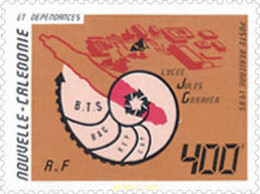 144018 MNH NUEVA CALEDONIA 1985 COLEGIO "JULES GARNIER" - Oblitérés