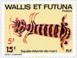 144027 MNH WALLIS Y FUTUNA 1981 CRUSTACEO - Gebraucht