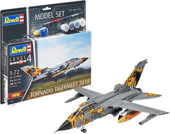 Revell - SET TORNADO TIGERMEET 2018 + Peintures + Colle Maquette Kit Plastique Réf. 63880 Neuf NBO 1/72 - Vliegtuigen