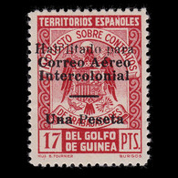 GUINEA España.1939-41.Fiscal Habilitado.1p.s 17p.Nuevo.Edifil 259L - Guinea Española