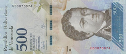 Billete De Banco De VENEZUELA - 500 Bolívares, 2017  Sin Cursar - Autres - Amérique