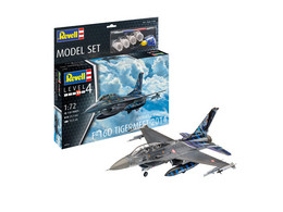 Revell - SET LOCKHEED MARTIN F-16D TIGERMEET 2014 + Peintures + Colle Maquette Kit Plastique Réf. 63844 Neuf NBO 1/72 - Aerei