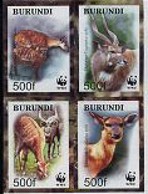 203575 MNH BURUNDI 2004 WWF. ANTILOPES - Unused Stamps