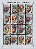 203576 MNH BURUNDI 2004 WWF. ANTILOPES - Ungebraucht