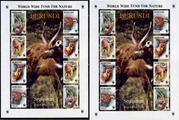 203577 MNH BURUNDI 2004 WWF. ANTILOPES - Ongebruikt