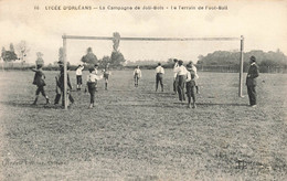 CPA Football - Lycée D'orléans - La Campagne De Joli Bois - Le Terrain De Foot-ball - Sport - Librairie Luzeray - Fútbol