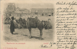 AZERBAIJAN - BAKU - CAMEL AT THE CENTRAL PLACE - ED. GRANBERG / SAKHARIANTS - 1905 - Azerbaïjan