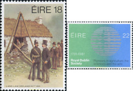 164800 MNH IRLANDA 1981 CENTENARIO DE LA LEY AGRICOLA Y 250 ANIVERSARIO DE LA ROYAL DUBLIN SOCIETY - Verzamelingen & Reeksen