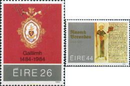 164833 MNH IRLANDA 1984 5 CENTENARIO DE LA CIUDAD DE GALWAY Y 15 CENTENARIO DEL NACIMIENTO DE SAN BRENDAN - Verzamelingen & Reeksen