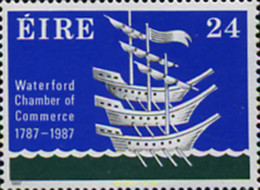 164869 MNH IRLANDA 1987 BICENTENARIO DE LA CAMARA DE COMERCIO DE WATERFORD - Collections, Lots & Séries