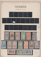 OCEANIE PAYS COMPLETE 1913/1949 "Missing First Set"  MNH+MH  In  Yvert Album Pages  See 13 Scans Réf  GF - Autres - Océanie