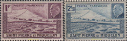 673280 HINGED SAN PEDRO Y MIQUELON 1941 MARISCAL PETAIN - Usados