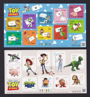 Japan 2022 Disney Pixar Toy Story Stamp Sheetlet*2 MNH - Ongebruikt