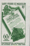 154201 MNH SAN PEDRO Y MIQUELON 1966 100 ANIVERSARIO DE LA IMPRENTA Y DEL DIARIO OFICIAL - Used Stamps