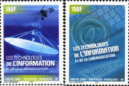 154664 MNH POLINESIA FRANCESA 2004 TECNOLOGIAS DE LA COMUNICACION - Oblitérés