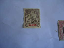 GABON FRANCE  COLONIES MLN STAMPS   15C - Altri & Non Classificati