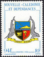 157123 MNH NUEVA CALEDONIA 1986 ESCUDO - Used Stamps