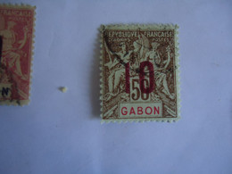 GABON FRANCE  COLONIES USED STAMPS   OVERPRINT - Other & Unclassified