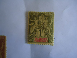GUADELOUPE   FRANCE  COLONIES    MNH STAMPS  1F - Andere & Zonder Classificatie