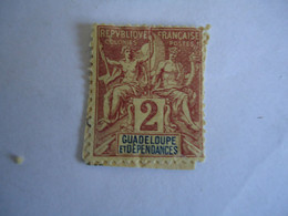 GUADELOUPE   FRANCE  COLONIES USED    STAMPS 2C - Autres & Non Classés