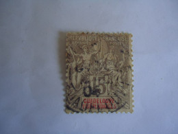 GUADELOUPE   FRANCE  COLONIES USED    STAMPS 15  WITH POSTMARK - Andere & Zonder Classificatie