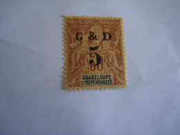 GUADELOUPE   FRANCE  COLONIES    MNH STAMPS  OVERPRINT - Andere & Zonder Classificatie