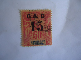 GUADELOUPE   FRANCE  COLONIES    USED  STAMPS  OVERPRINT - Other & Unclassified