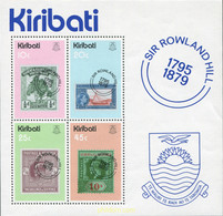 160998 MNH KIRIBATI 1979 CENTENARIO DE LA MUERTE DE SIR ROWLAND HILL - Kiribati (1979-...)