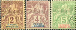 576851 USED SAN PEDRO Y MIQUELON 1892 MOTIVOS VARIOS - Used Stamps