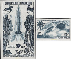 674378 MNH SAN PEDRO Y MIQUELON 1970 EXPO 70. EXPOSICION UNIVERSAL DE OSAKA - Usados