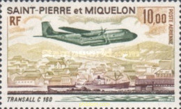 161295 MNH SAN PEDRO Y MIQUELON 1973 TRANSALL C 160 SOBRE SAN PEDRO - Usados