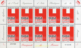 161304 MNH MONACO 2005 ESCUELA SUPERIOR DE ARTES PLASTICAS - Autres & Non Classés