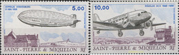 161342 MNH SAN PEDRO Y MIQUELON 1988 TRANSPORTES AEREOS - Used Stamps