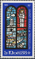 161352 MNH SAN PEDRO Y MIQUELON 1988 NAVIDAD - Oblitérés