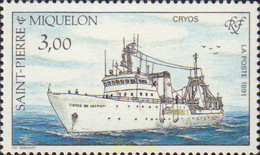 161408 MNH SAN PEDRO Y MIQUELON 1991 FLOTA DE SAN PEDRO Y MIQUELON - Usados