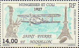 161501 MNH SAN PEDRO Y MIQUELON 1997 70 ANIVERSARIO DE LA DESAPARICION DEL VUELO DE NUNGESSER I COLI - Used Stamps