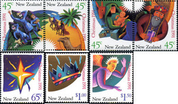 162472 MNH NUEVA ZELANDA 1991 NAVIDAD - Variétés Et Curiosités