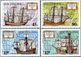 162478 MNH NUEVA ZELANDA 1992 350 ANIVERSARIO DEL DESCUBRIMIENTO DE NUEVA ZELANDA - Variétés Et Curiosités